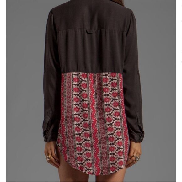 Free People Welcome To The Jungle Button Down Top - Picture 9 of 12